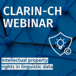 Webinar: Intellectual property rights in linguistic data