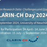 Registrations open for the CLARIN-CH Day 2024 now until September 1