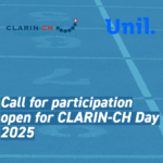 Call for participation open at the CLARIN-CH Day 2025
