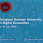 European Summer University in Digital Humanities 2026