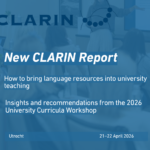 New CLARIN report: bringing language resources into university teaching