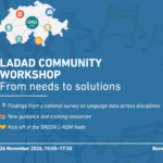 LaDaD Community Workshop: From needs to solutions in language data management