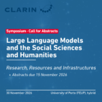 Call for Abstracts: LLMs and the Social Sciences and Humanities (Porto & online, 30 November 2026)